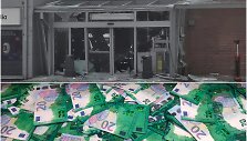 Teigiama, kad pinigai i&scaron; susprogdinto bankomato tapo beverčiai &ndash; sulieti dažais