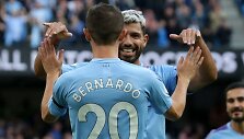 Bernardo Silva ir Sergio Aguero