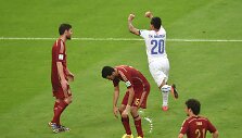 Charlesas Aranguizas džiaugiasi įvarčiu
