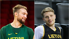 Domantas Sabonis ir Marius Grigonis praleido pirmąsias rungtynes dėl skrandžio problemų