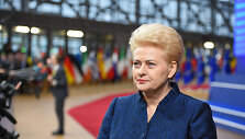 Dalia Grubauskaitė Europos Vadovų Taryboje Briuselyje