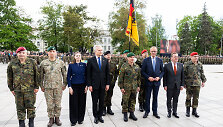 Vokietijos 45-osios &scaron;arvuotosios brigados inauguracija