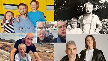 Mantas Stonkus, Andrius Mamontovas, Algis Kri&scaron;čiūnas, Vytautas Landsbergis, Vytautas Kernagis su savo atžalomis