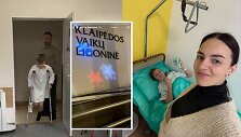 Gražina ir Juozas Butnoriai su dukra ir sūnum
