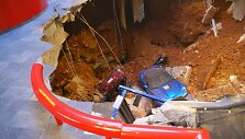 &bdquo;Corvette&ldquo; muziejuje atsivėre smegduobė 