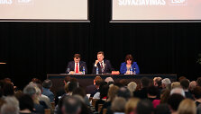 LSDP suvažiavimo akimirka