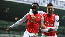 Danny Welbeckas ir Olivier Giroud