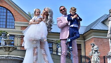 Sandra Skorupskaitė su &scaron;eima