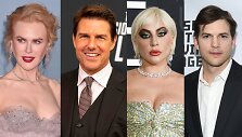 Nicole Kidman, Tomas Cruise'as, Lady Gaga, Ashtonas Kutcheris