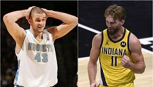 Domantas Sabonis (de&scaron;inėje) artėja link Lino Kleizos rekordo