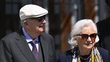 Buvęs Belgijos karalius Albertas II ir jo žmona karalienė Paola