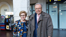 Vida Rama&scaron;kienė ir Krzysztofas Zanussis