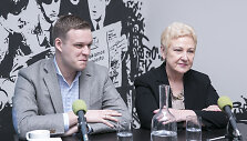 Irena Degutienė ir Gabrielius Landsbergis