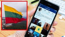 Lietuvos vėliava, &bdquo;Instagram&ldquo;