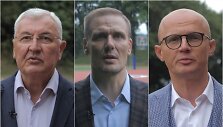 I&scaron; kairės: Jonas Kazlauskas, Robertas Javtokas, Edmundas Jakilaitis