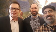 Artūras Tere&scaron;kinas su &scaron;irdies draugu Vlad ir draugu Gilbert