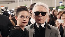 Kristen Stewart ir Karlas Lagerfeldas