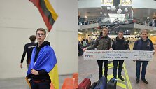 Robotikos varžybose Italijoje dalyvavę Lietuvos moksleiviai