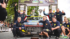 &bdquo;Rally Žemaitija&ldquo; fini&scaron;o podiumas