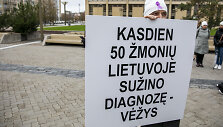 Mitingas &bdquo;Vėžys &ndash; ne sloga&ldquo;