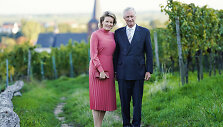 Belgijos karalius Philippe'as ir karalienė Mathilde