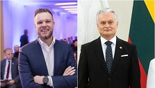 Gabrielius Landsbergis ir Gitanas Nausėda