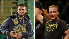 Chabibas Nurmagomedovas ir Justinas Gaethje