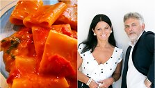 Jurga ir Paulius Jurkevičiai bei jų ruo&scaron;tas patiekalas