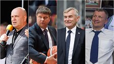 Artūras Orlauskas, Robertas Kuncaitis, Viktoras Pranckietis ir Tomas Pačėsas