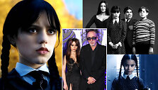 Jenna Ortega su serialo &bdquo;Trečiadienė&ldquo; kolegomis
