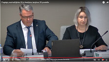 Meras Vaidas Bendaravičius ir vicemerė Ligita Kazlauskienė