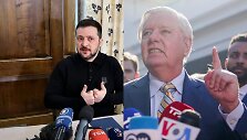Volodymyras Zelenskis ir Lindsey Grahamas