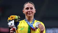 Laura Asadauskaitė Tokijuje pasipuo&scaron;ė sidabro medaliu.