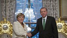 Angela Merkel ir Recepas Tayyipas Erdoganas