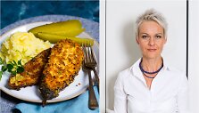 Nida Degutienė ir jos ruo&scaron;tas baklažanų &bdquo;&scaron;nicelis&ldquo; su priedais