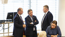 Saulius Skvernelis, Ramūnas Karbauskis, Andrius Palionis