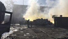 Pietų Madride gaisras sukėlė nuodingų dūmų debesį.