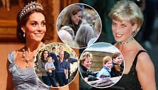 Velso princesė Catherine ir princesė Diana 