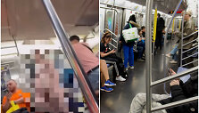 Visi&scaron;kai nuogas vyras &scaron;iurpino metro keleivius