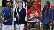 Novakas Džokovičius, Andy Murray, Rafaelis Nadalis, Serena Williams