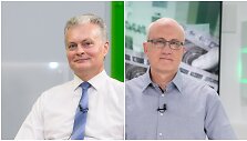Gitanas Nausėda ir  Stasys Jakeliūnas