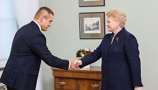 Eimutis Misiūnas ir Dalia Grybauskaitė