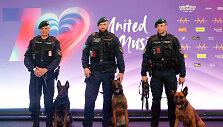 Policijos saugumo priemonių &bdquo;Eurovizijai&ldquo; pristatymas Vienoje / Lisa Leutner / REUTERS