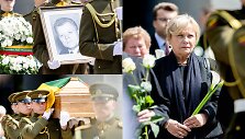 Rasa Juknevičienė &ndash; vyro Zenono Juknevičiaus laidotuvėse 
