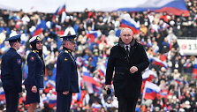 V.Putinas koncerte, skirtame karui Ukrainoje paremti