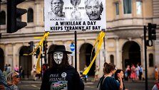 Protestas už &bdquo;WikiLeaks&ldquo; įkūrėjo J.Assange'o paleidimą į laisvę