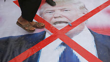 Protestas prie&scaron; D.Trumpo sprendimą Jeruzalę pripažinti Izraelio sostine