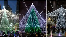 Dubajaus, Vilniaus ir Bogotos Kalėdų eglės