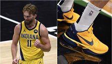 Domantas Sabonis pirmą kartą avėjo specialius Kobe Bryanto batus