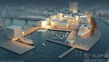 Klaipėdoje pristatomi įdomiausi architektų darbai. Iliustracijoje &ndash; planuojami pokyčiai &bdquo;Memelio miesto&ldquo; teritorijoje